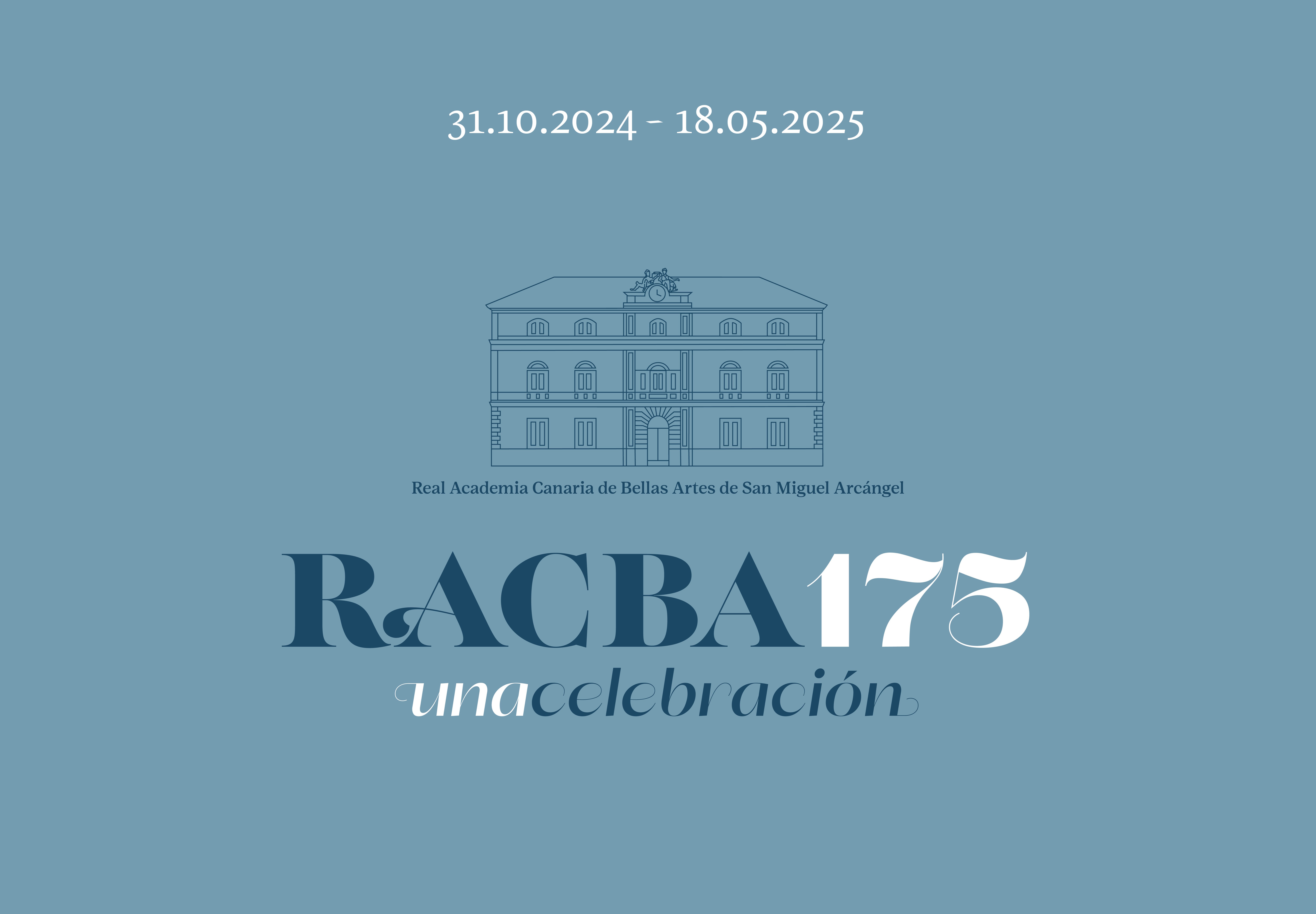 Cartel del evento «RACBA 175, una celebración»